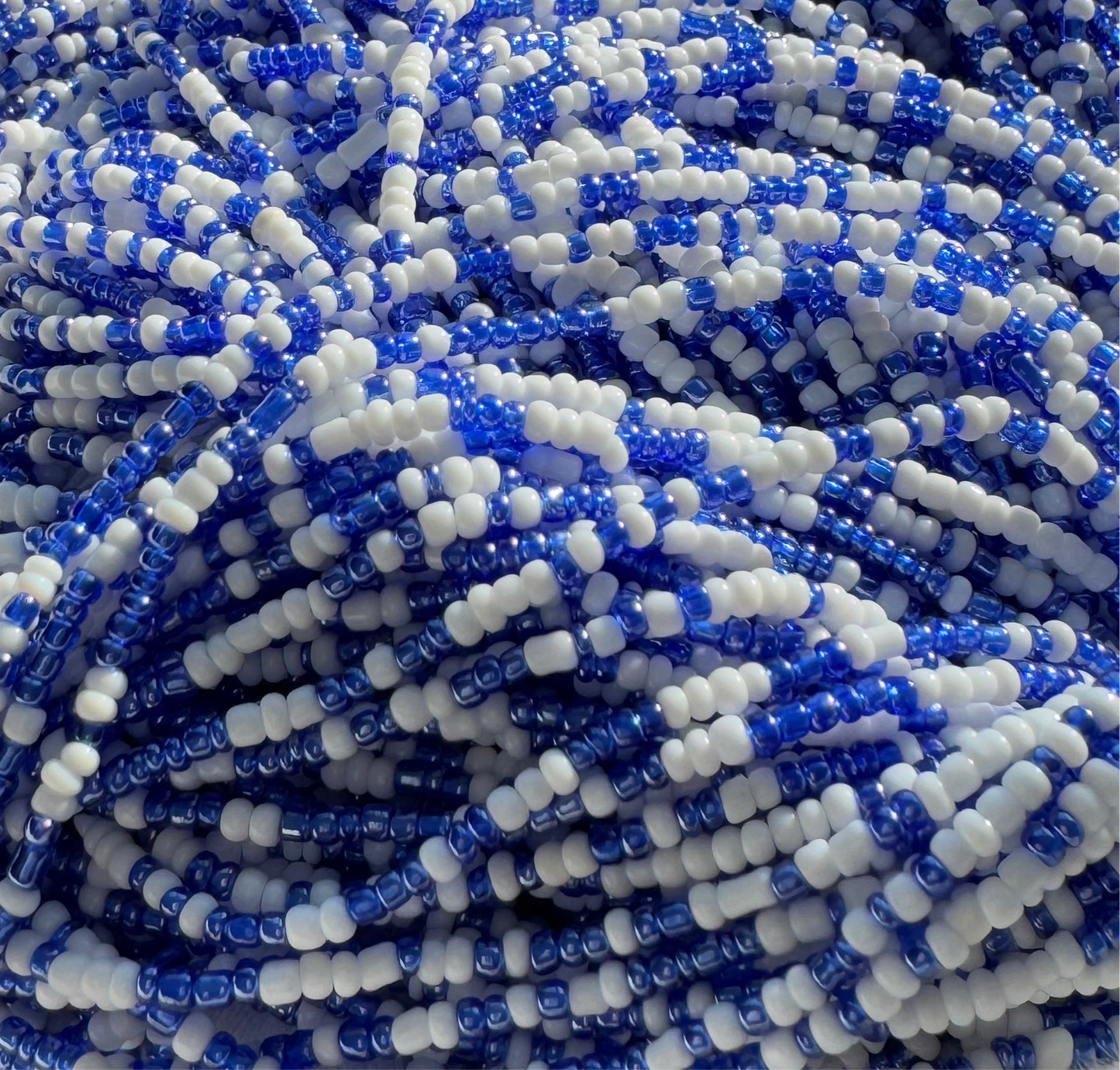 Adornment Beads with White Accent