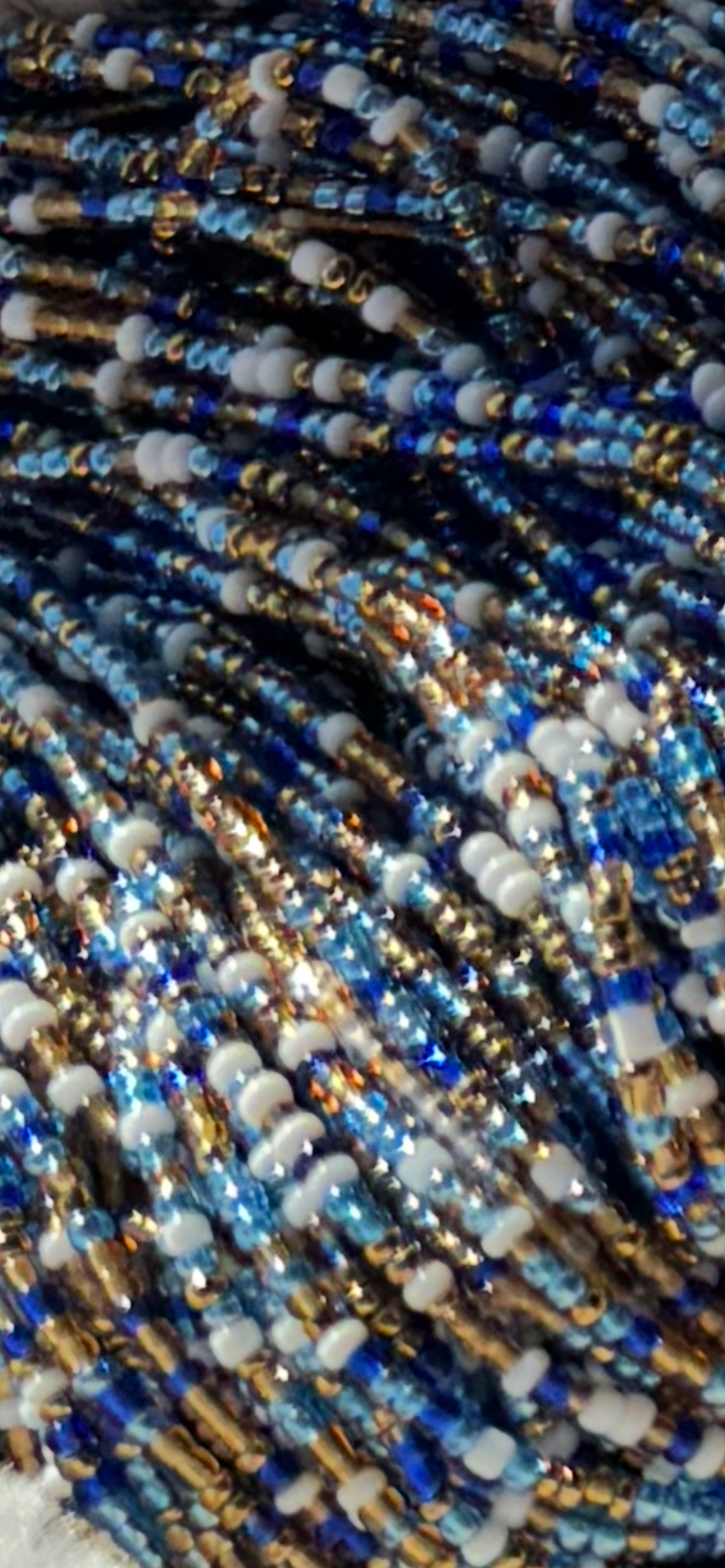 Royal Beads with Gold Accent