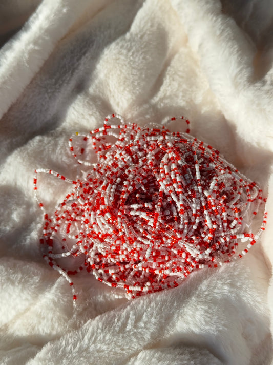 Adornment Beads with White Accent