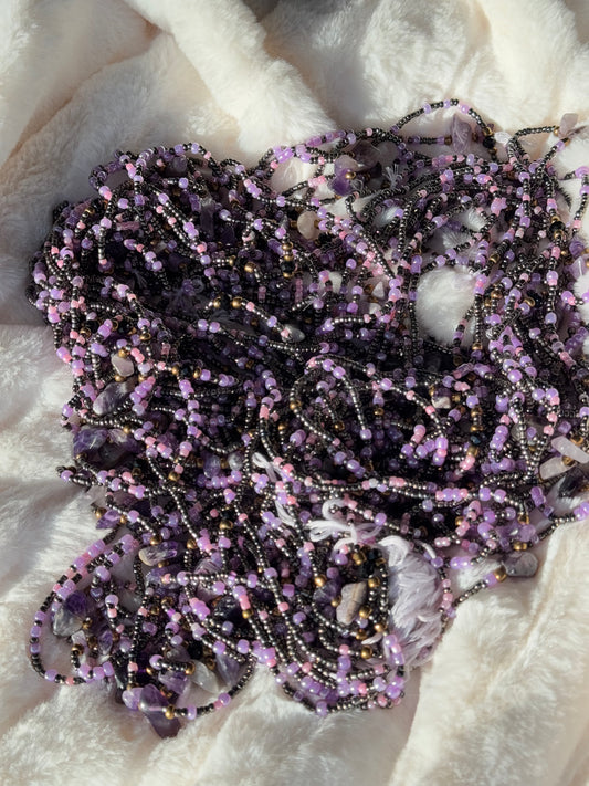 Purple Amethyst Waist Beads