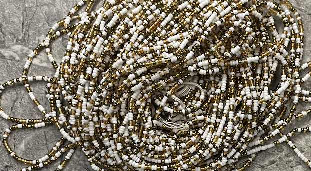 Royal Beads with Gold Accent