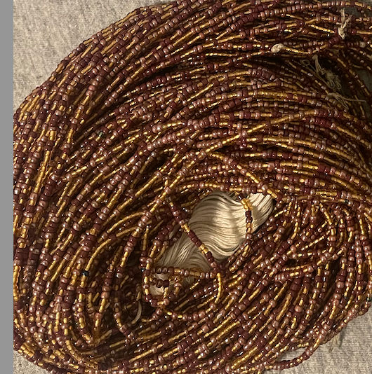 Royal Beads with Gold Accent